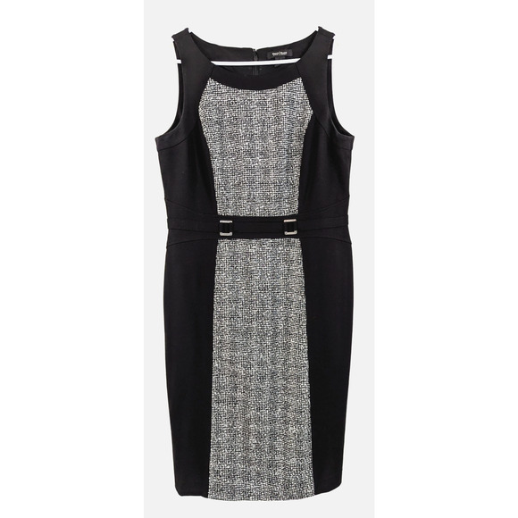 White House Black Market Dresses & Skirts - WHBM White House Black Market sz 14 Sheath Dress sleeveless tank black 2694